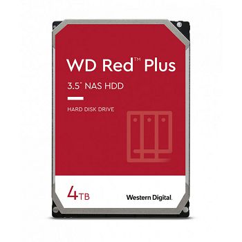 WD hard disk 4TB SATA3, 6Gb/s, 5400rpm, 256MB RED PLUS