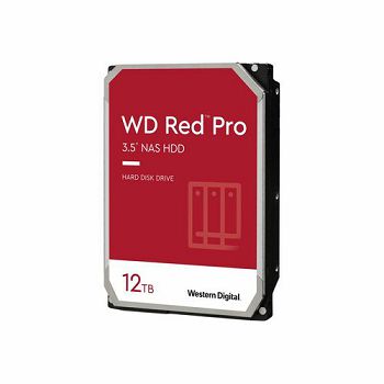 WD Hard Drive RED PRO - 12 TB - 3.5" - SATA 6 GB/s - WD121KFBX