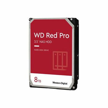 WD Hard Drive RED PRO - 8 TB - 3.5" - SATA 6 GB/s - WD8003FFBX