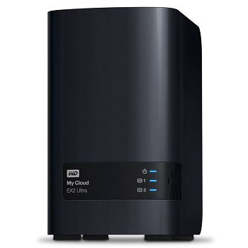 WD My Cloud EX2 Ultra NAS Server, 1GB RAM, 1x Gb LAN - 2-Bay WDBVBZ0000NCH-EESN