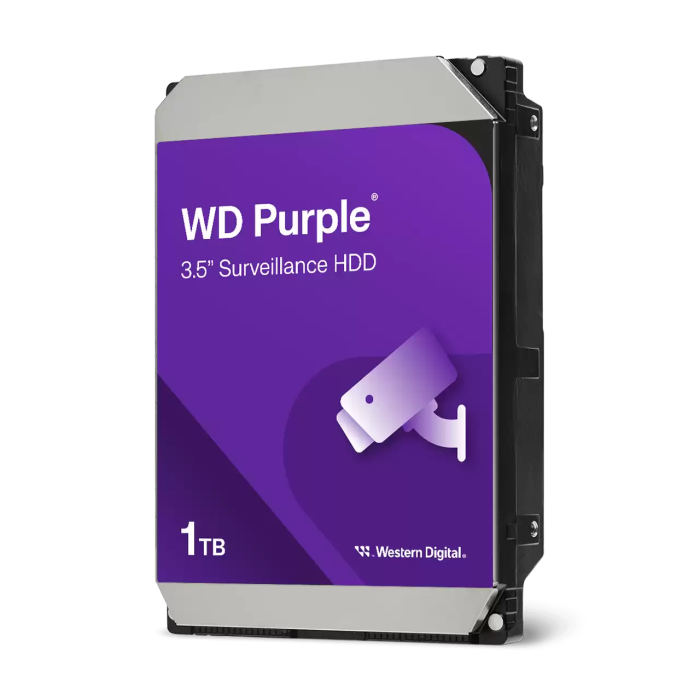 WD PURPLE 1TB SATA3, 6Gb/s, 5400, 64MB