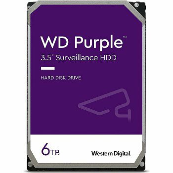 WD PURPLE 6TB SATA3, 6Gb/s, 256MB