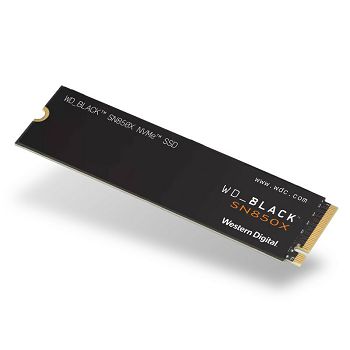 Western Digital Black SN850X NVMe M.2 SSD, PCIe 4.0 M.2 Tip 2280 - 4 TB WDS400T2X0E