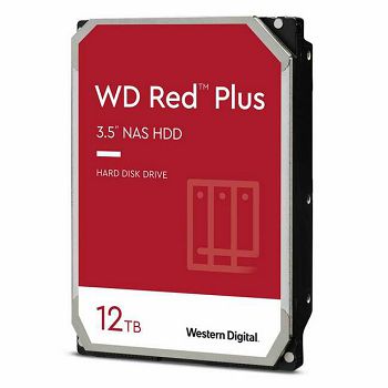 Western Digital Caviar Red Plus 12TB SATA3 NASware, 7200rpm, 256MB cache (WD120EFBX)