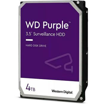 Western Digital Purple 4TB, 3,5", 256MB 5400rpm