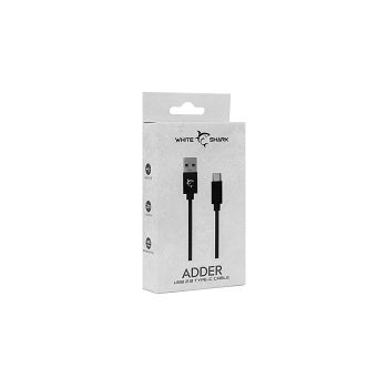 White Shark ADDER kabel USB A- USB C 2.0 M/M 2M