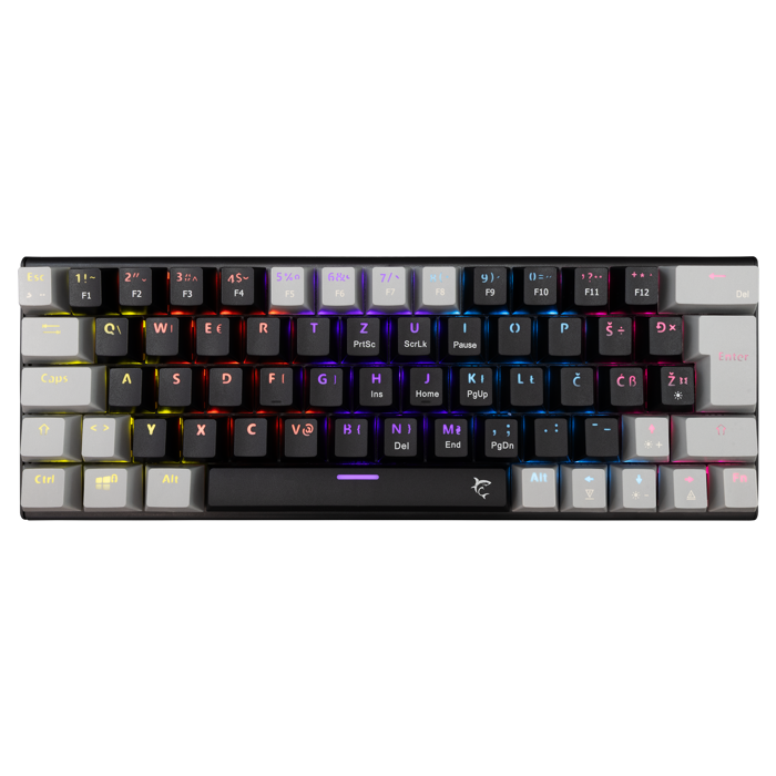 WHITE SHARK gaming mehanička tipkovnica  GK-002112V2  WAKIZASHI-2 crno siva crv.sw