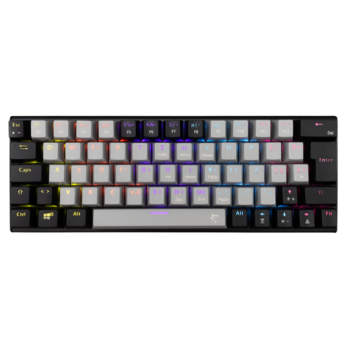 WHITE SHARK gaming tipkovnica  GK-002722V2 WAKIZASHI-2 sivo/crna pl.sw.
