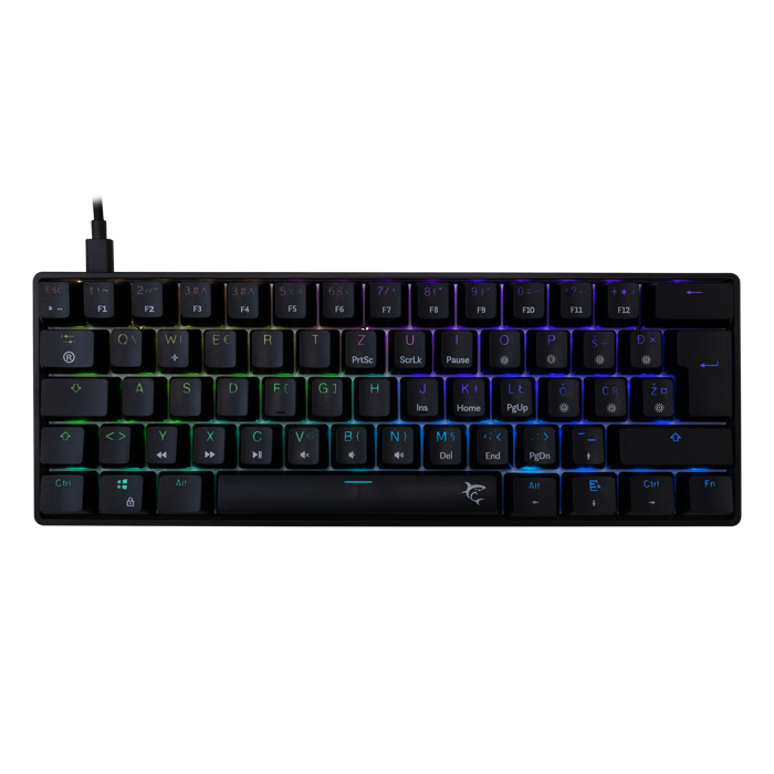 WHITE SHARK gaming tipkovnica GK-004112 SHINOBI-2 crna crv.sw.