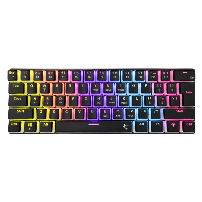 WHITE SHARK gaming tipkovnica GK-2202 ASHIKO-2 crna crv.sw.