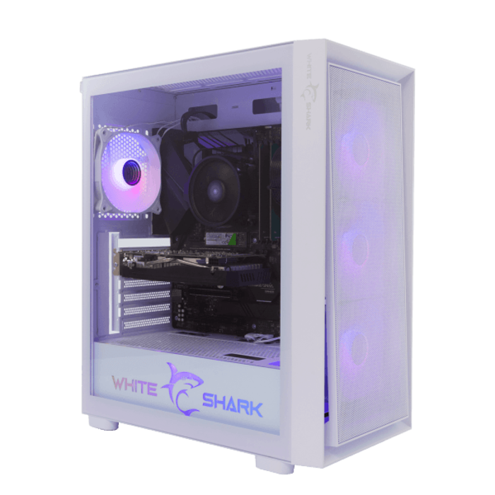 White Shark KUĆIŠTE GCC-2401 WARHEAD-3 BIJELO / 4 Fans 12cm RGB