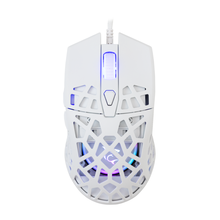 WHITE SHARK RGB gaming miš GM-5018 CARADOC 7.200dpi bijeli