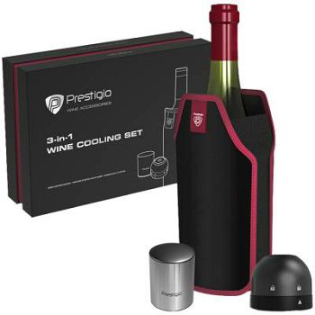 Wine Stopper + Champagne Stopper + Sleeve