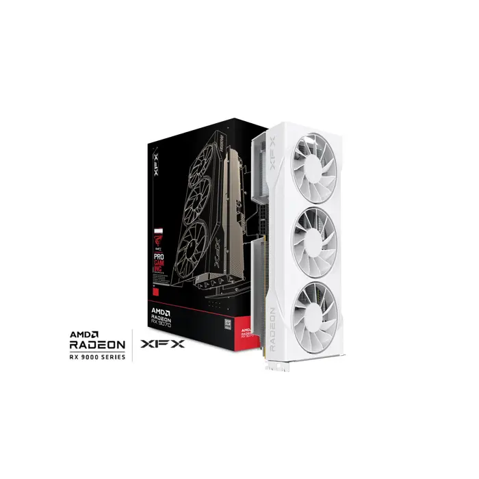 XFX Swift RX 9070GRE White Tri-Fan 12GB graphics card