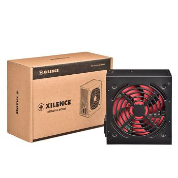 Xilence 600W RedWing R7 Edition, ATX 2.3.1, pasivan PFC, 1×PCIe, 6×SATA, 20+4-pina, 120mm ventilator, crno