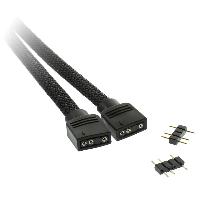XSPC 5V 3-Pin A-RGB Verlängerungskabel - 600 mm-5060596651616