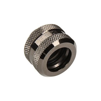 XSPC connection straight G1/4 inch AG to 14mm OD hard tube - chrome black