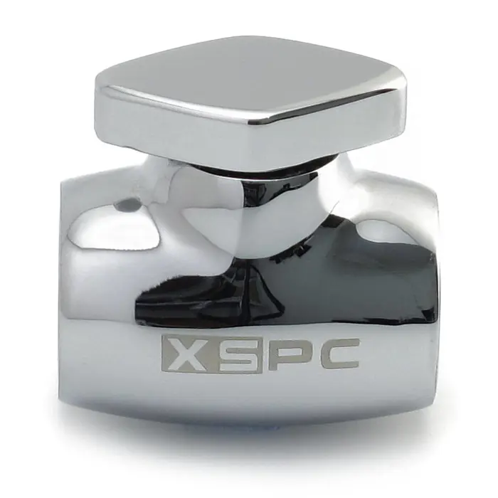 XSPC G1/4 Kugelhahn - Messing, Silber-Chrome-XS-BALV-CHR
