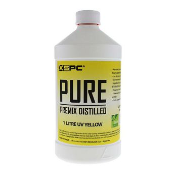 XSPC Pure Coolant, 1 liter - yellow, UV 