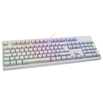 Xtrfy K2 White Gaming Tastatur, Kailh Red - RGB LED XG-K2-R-RGB-DE-W