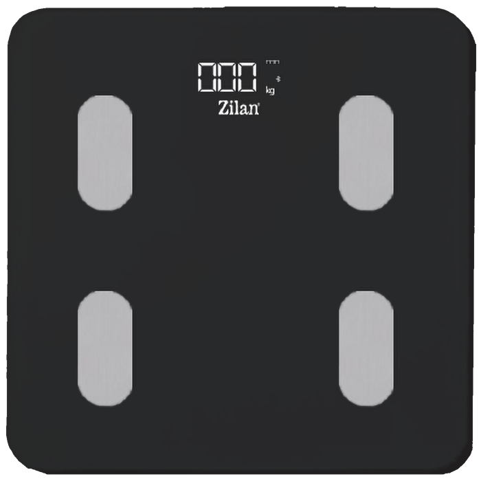 Zilan Pametna vaga, tjelesna, do 180 kg, LED zaslon, Bluetooth - ZLN8980