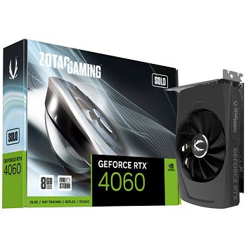 ZOTAC Gaming GeForce RTX 4060 Solo, 8192 MB GDDR6 ZT-D40600G-10L