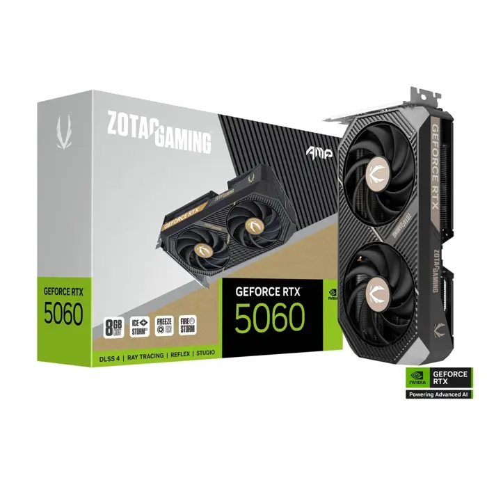 ZOTAC GAMING GeForce RTX 5060 AMP, 8192 MB GDDR7-ZT-B50600F-10M