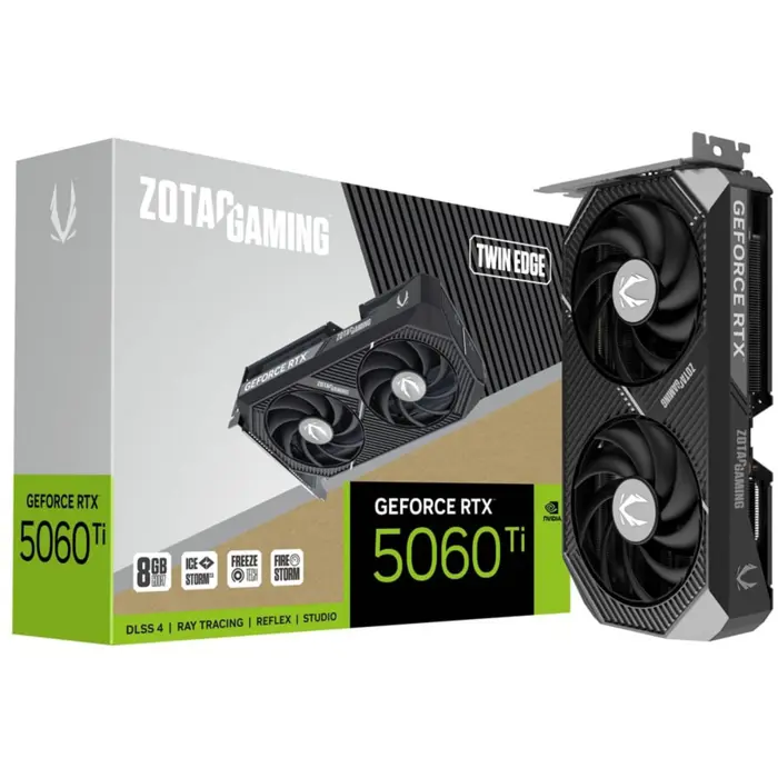 Zotac GeForce RTX 5060 Ti Twin Edge 8GB (DLSS 4, 3x DisplayPort, 1x HDMI 2.1)