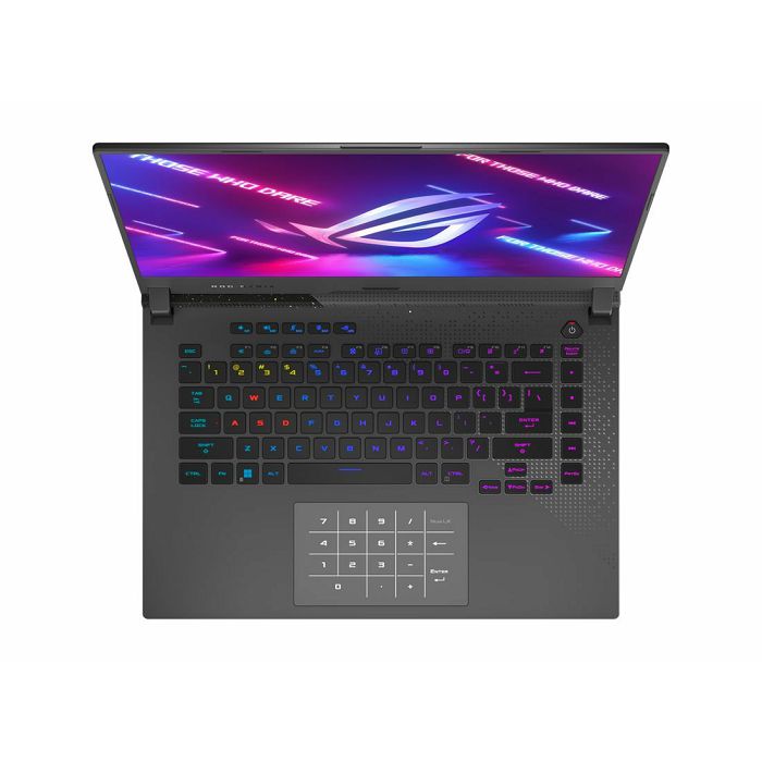 Laptop ASUS ROG Strix G15 G513RM-LN397 / Ryzen 7 6800H, 16GB, 1TB SSD, nVidia GeForce RTX 3060 6GB, 15.6" WQHD IPS 240Hz, bez OS, sivi