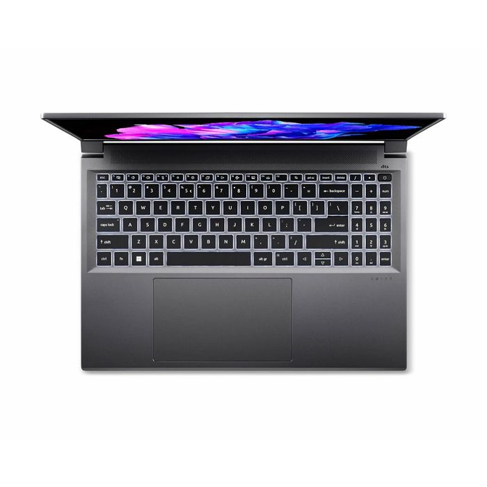 Laptop ACER Swift X NX.KFPEX.004 / Ryzen 7 7840HS, 32GB, 1TB SSD, GeForce RTX 4050 6GB, 16" OLED 3.2K, bez OS, sivi