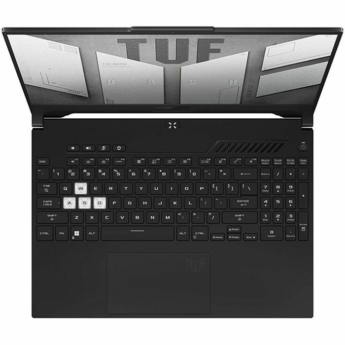 Laptop ASUS TUF Dash F15 FX517ZE-HN002W / Core i7 12650H, 16GB, 512GB SSD, nVidia GeForce RTX 3050 Ti, 15.6" FHD 144Hz IPS, Windows 11, crni