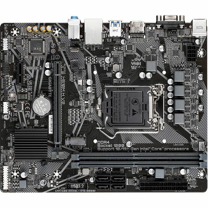 Matična ploča GIGABYTE H510M H V2, Intel H510, DDR4, mATX, s. 1200 - 10/11Gen procesora