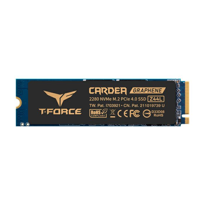 SSD 250GB TEAMGROUP Cardea Z44L NVMe M.2, hladnjak, TM8FPL250G0C127, maks. do 3300/1400 MB/s