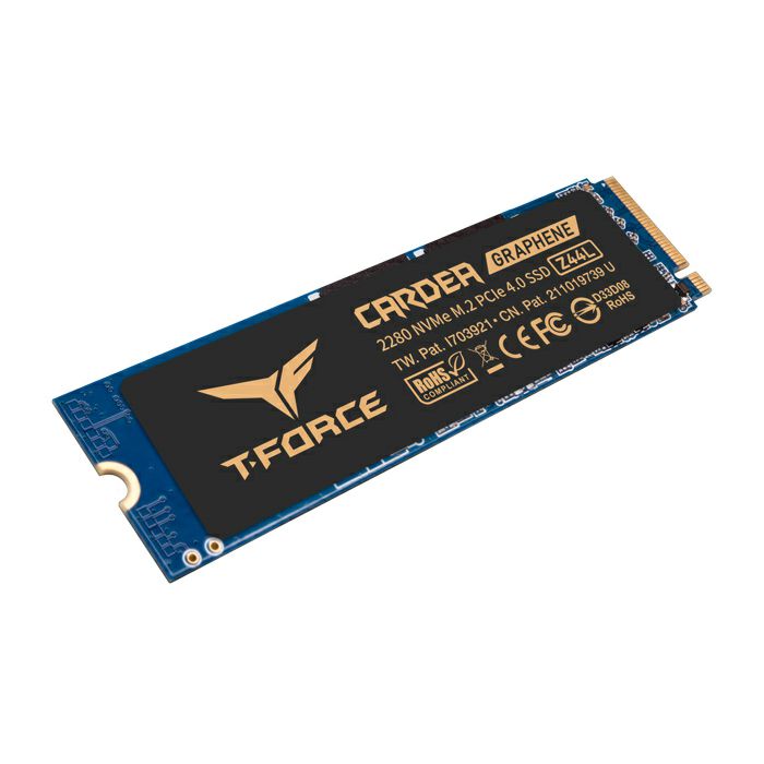 SSD 500GB TEAMGROUP Cardea Z44L NVMe M.2, hladnjak, TM8FPL500G0C127, maks. do 3300/2400 MB/s