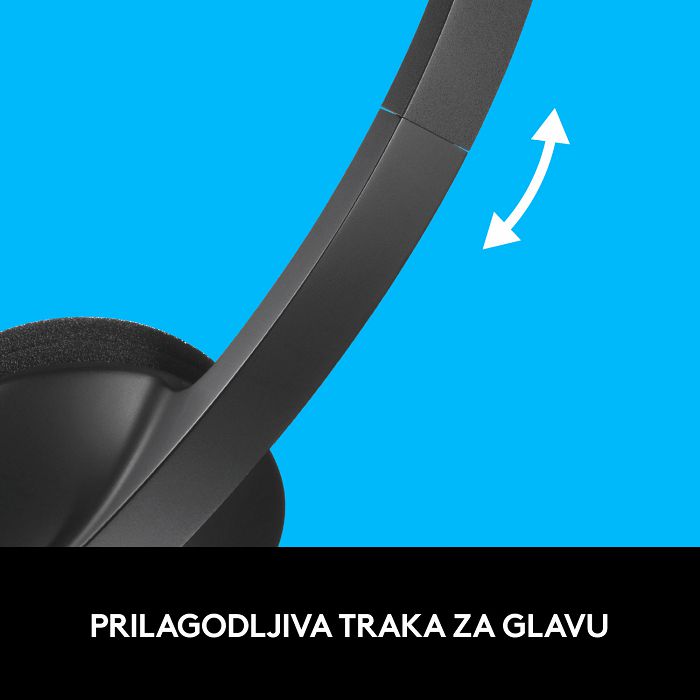 Slušalice LOGITECH Headset H340 Stereo, USB