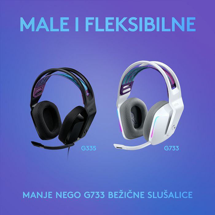 Slušalice LOGITECH Gaming G335, crne