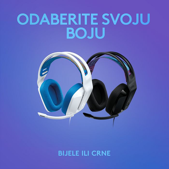 Slušalice LOGITECH Gaming G335, crne