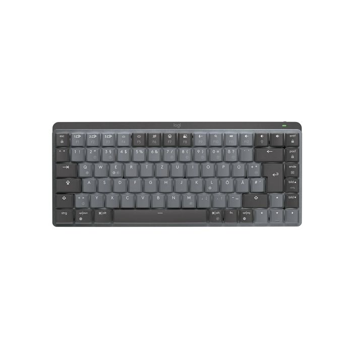 Tipkovnica LOGITECH MX Mechanical Mini Clicky, bežična, Bluetooth, crna