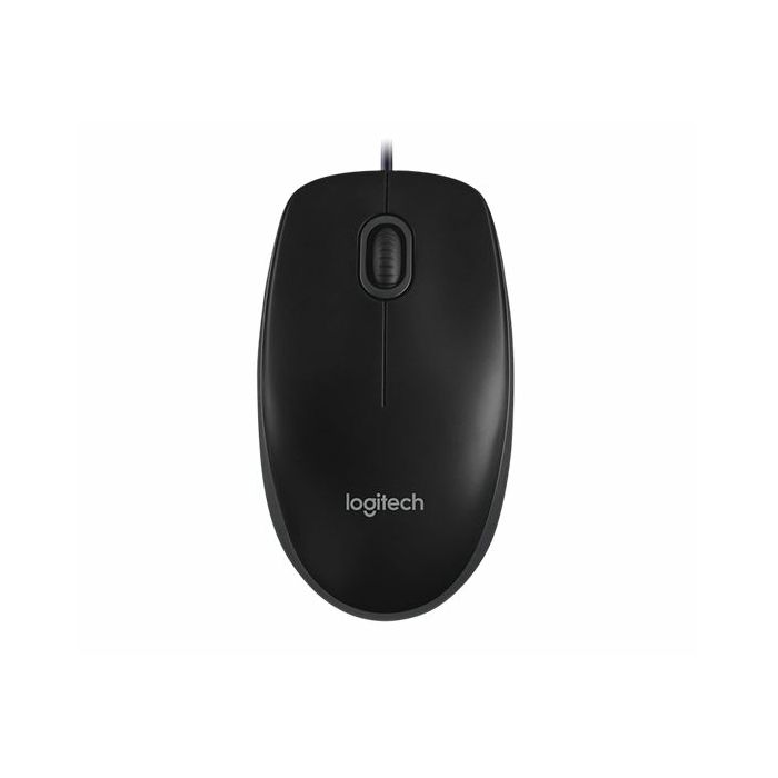 Miš žični Logitech B100 optical USB, crni