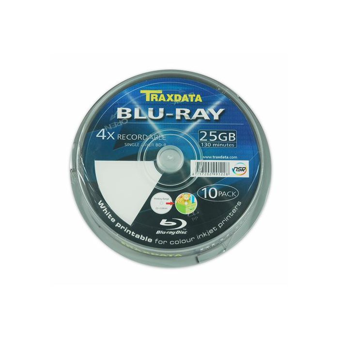 TRAXDATA OPTIČKI MEDIJ BLU RAY 25GB 4X PRINTABLE CAKE 10