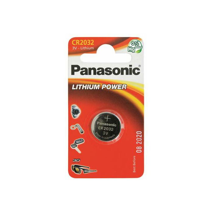 PANASONIC baterije CR-2032EL/1B Lithium Coin