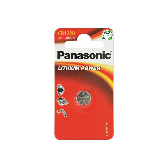 PANASONIC baterije CR-1220EL/1B Lithium Coin