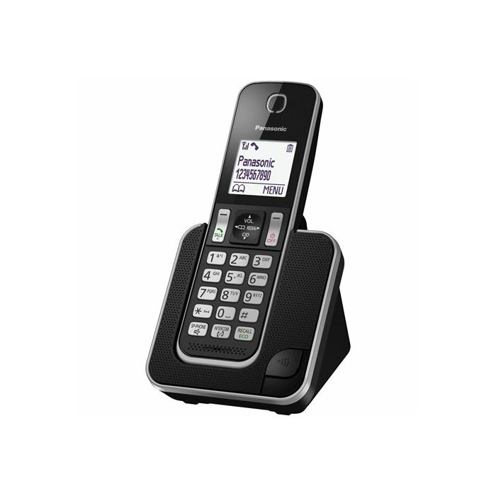 PANASONIC telefon bežični KX-TGD310FXB crni