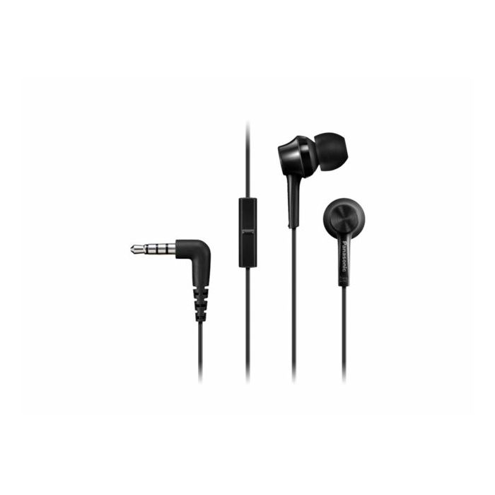 PANASONIC slušalice RP-TCM115E-K crne, in ear, mikrofon