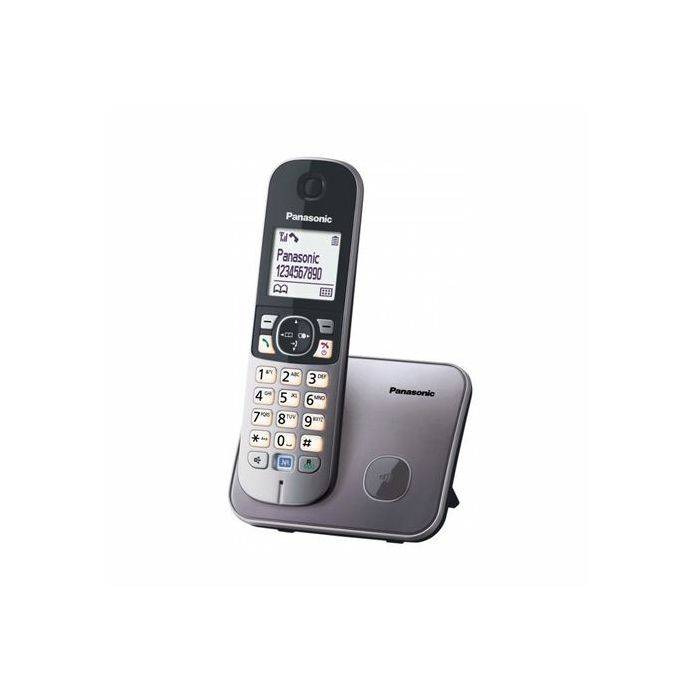 PANASONIC telefon bežični KX-TG6811FXM metalik sivi