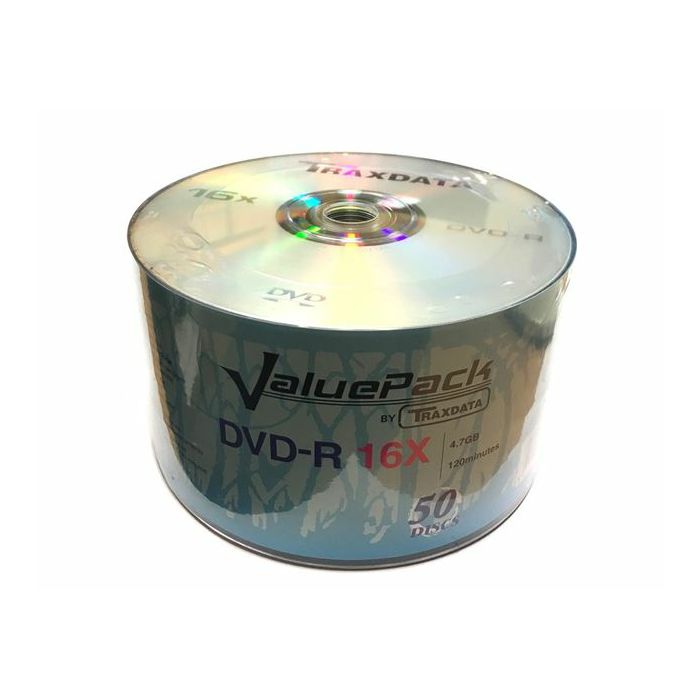 TRAXDATA OPTIČKI MEDIJ DVD-R 16X SPINDLE 50 VALUEPACK