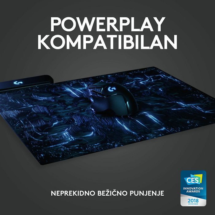 Miš LOGITECH Gaming G502 Lightspeed, optički, 25600dpi, bežični, crni