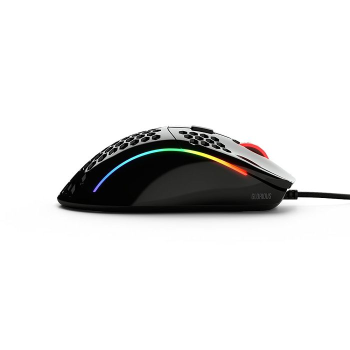 Miš GLORIOUS PC Gaming Race Model D Gaming Mouse, optički, 12000dpi, glossy crni, USB