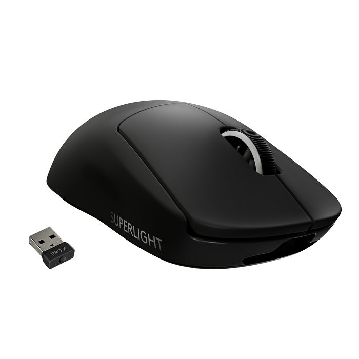 Miš LOGITECH Pro X Superlight, bežični, optički, 24500dpi, crni, USB