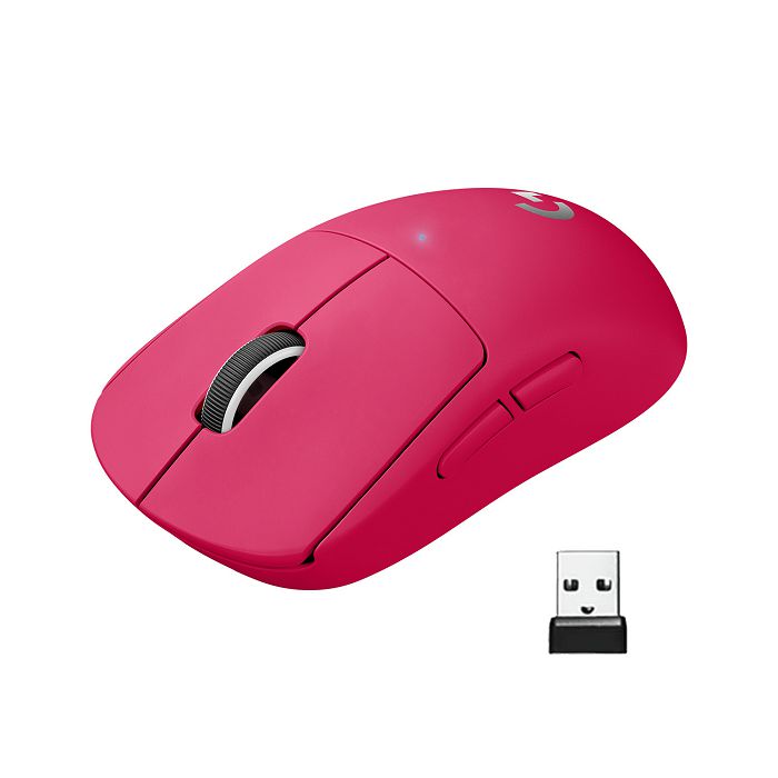 Miš LOGITECH Pro X Superlight, bežični, optički, 24500dpi, rozi, USB